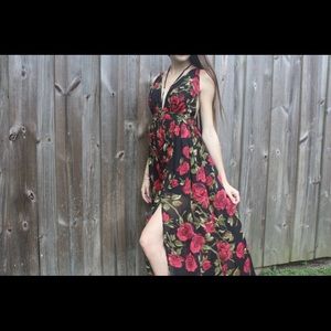 Long floral dress
